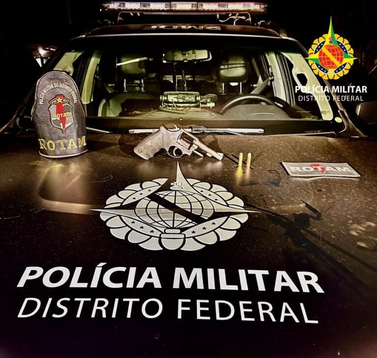 PMDF prende três pessoas e apreende duas armas de fogo durante operação no Distrito Federal