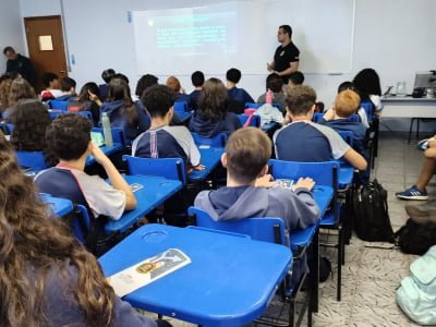 A PCDF esteve em Sobradinho/DF proporcionando reflexões sobre a importância da prevenção ao uso de drogas