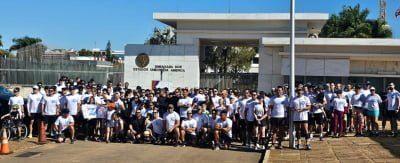 PCDF participa de corrida promovida pela Embaixada dos Estados Unidos