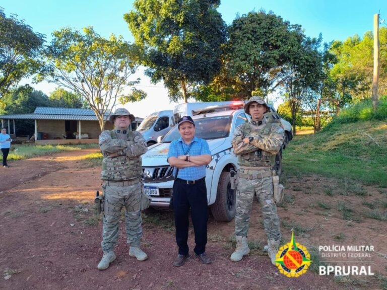 PMDF garante segurança de comitiva do G20 que visitou produtores rurais em Sobradinho II