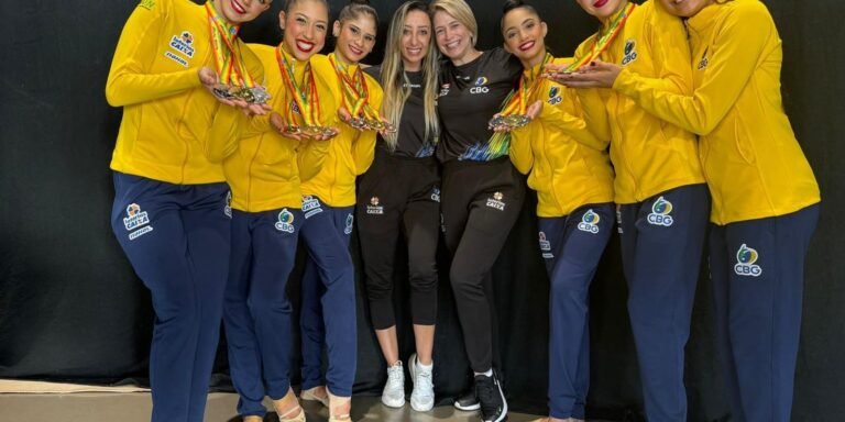 Ginástica Rítmica fatura 1º ouro de 2024 em etapa da Copa do Mundo