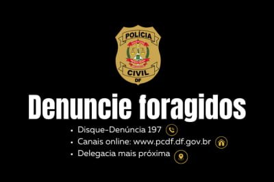 PCDF procura casal foragido acusado de homicídio brutal no Gama