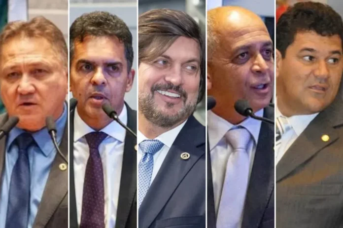 oão Cardoso (Avante) e Ricardo Vale (PT) Claudio Abrantes (PSD), Pepa (PP) e Aylton Gomes (PL)
