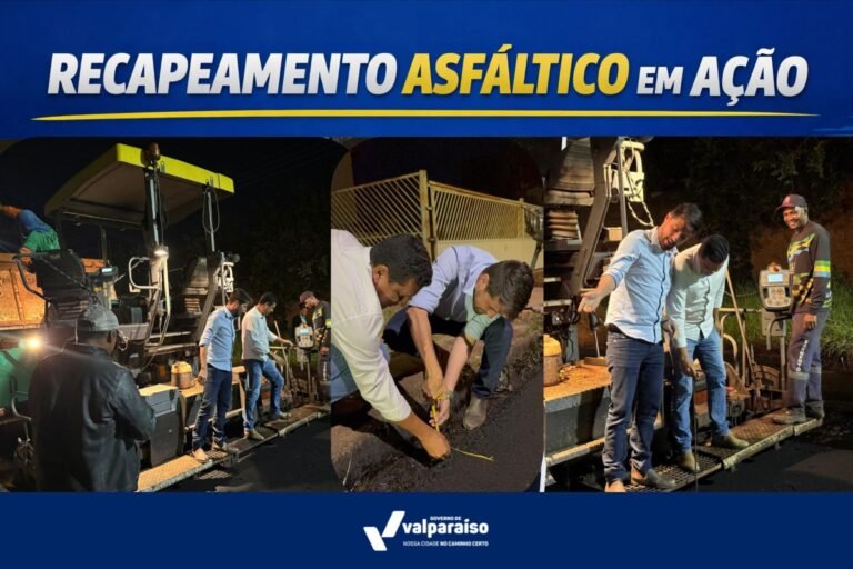 RECAPEAMENTO ASFÁLTICO AVANÇA E GARANTE 100% DAS VIAS DO BAIRRO CRUZEIRO DO SUL